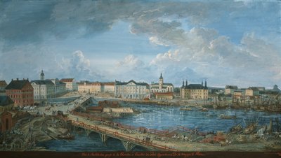 Vue de Stockholm depuis le Palais Royal, 1801 - Elias Martin